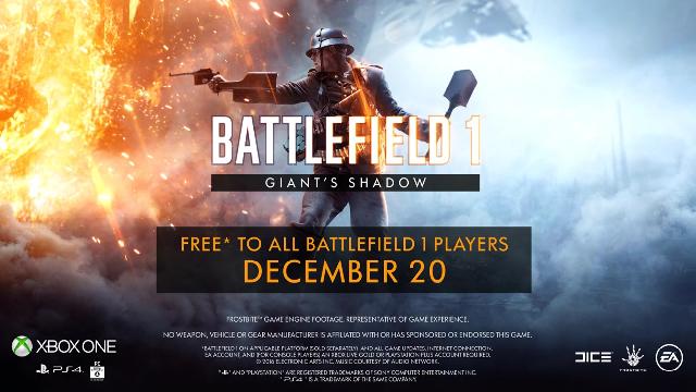 Battlefield 1 - Giant's Shadow Game Trailers and Videos for Xbox One and  Xbox Series X|S - Xbox One Headquarters