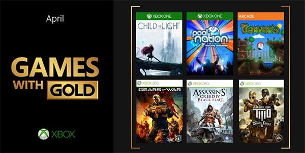 Xbox Live Gold Members Get Six Free Games in April on Xbox 360, Xbox One |  360-HQ.COM