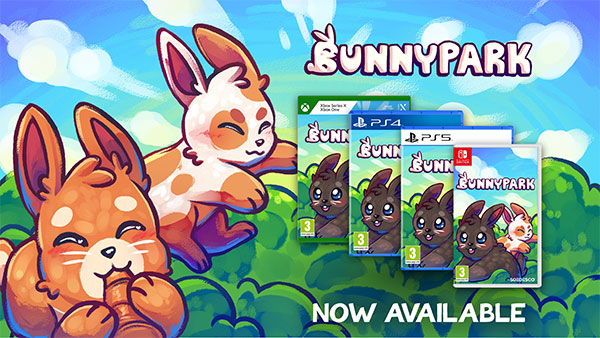 Bunny Park is now physically available in stores for Xbox, PlayStation, and Switch