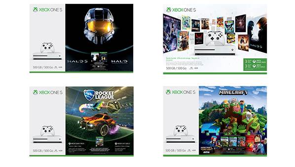 Four New Xbox One S Bundles