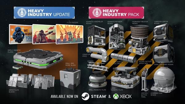 Space Engineers: Update 1.199 Heavy Industry Update is OUT NOW on XBOX and Steam