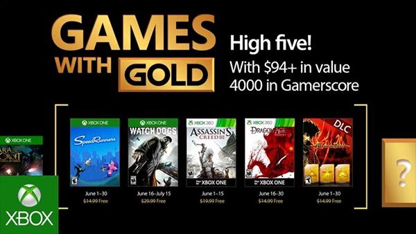 Xbox Live Games With Gold For June 2017