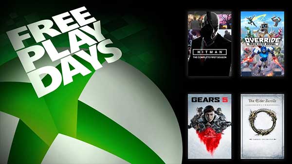 Xbox Free Play Days April 9-12