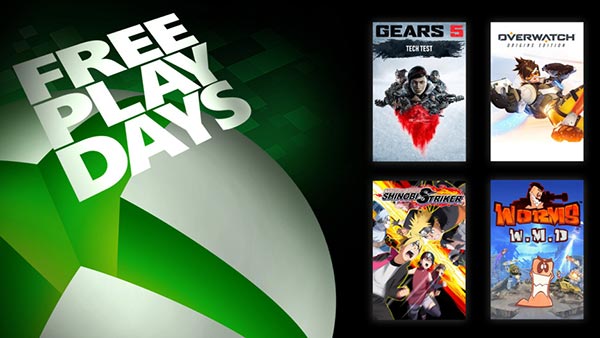 Free Play Days: Gears 5 Tech Test, Overwatch, Naruto To Boruto: Shinobi Striker, and Worms W.M.D