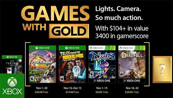 Xbox Live Games With Gold Revealed for November 2017 | XBOXONE-HQ.COM